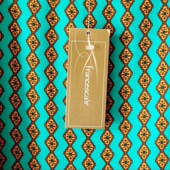 FRANCESCA’S Dress, Blue & Green, Size Small - Picture 4 of 9